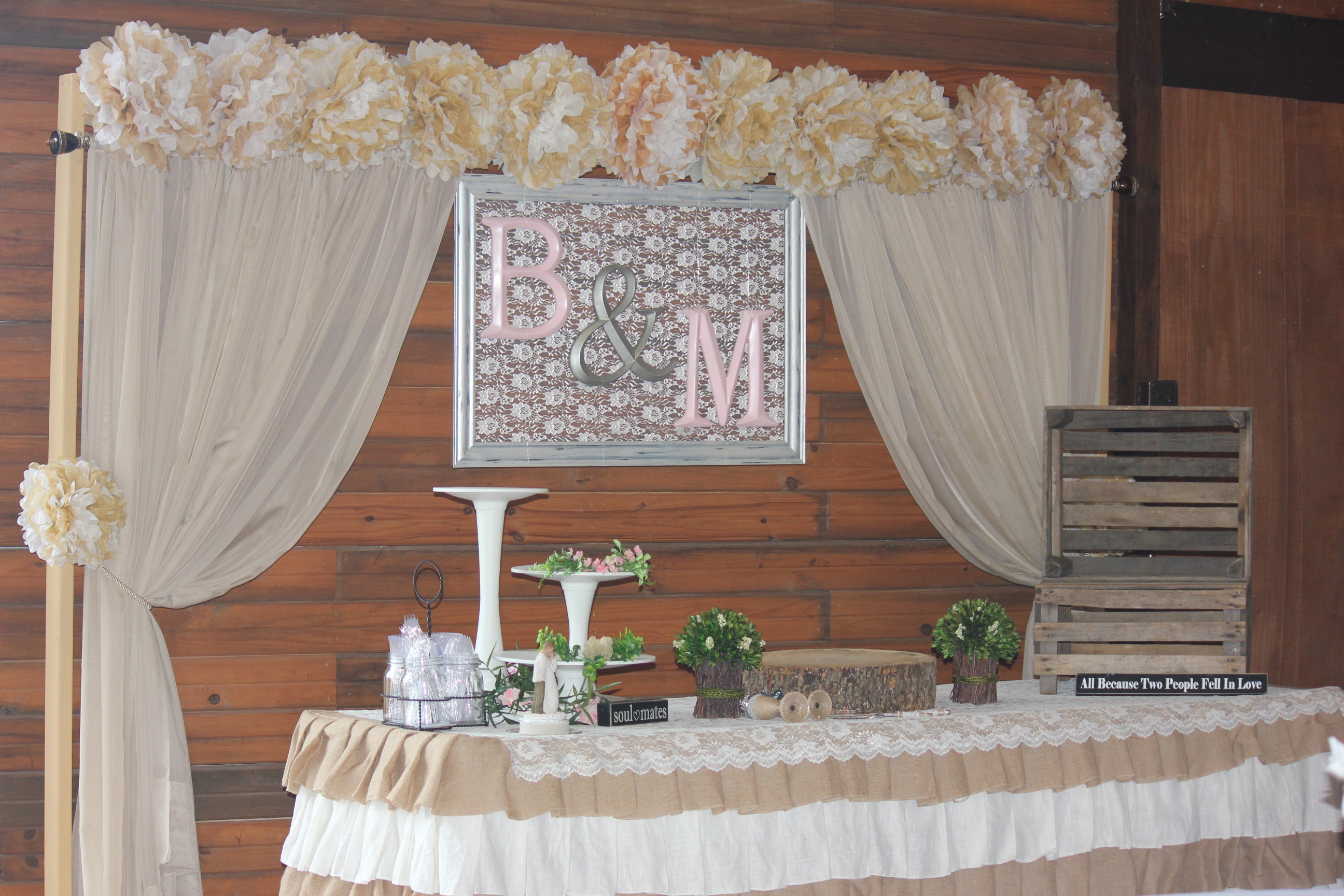 tulsa wedding venues cake table
